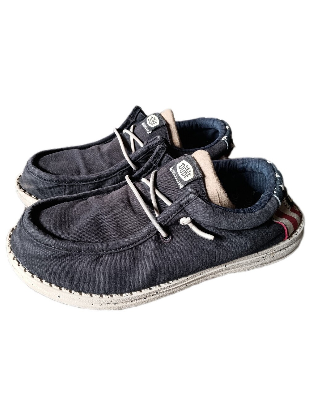 💙❤️ Hey Dude Kids Boys Shoes  YT5 5 Patriotic Flag USA Youth Wally Americana